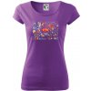 E=mc2 - Dámske tričko Pure - S ( Fialová )