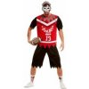 Zombie Pánsky kostým Rugby hráč Veľkosť L