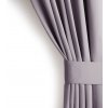 Závěs AmeliaHome Blackout s průchodkami 140x245 cm pudrově růžový, veľkosť 140x245