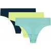 Dámske tangá Under Armour Pure Stretch No Show Thong -Solid 3Pack Blue Haze M