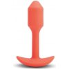 b-Vibe Snug 1 vibračný Kolík análny oranžový