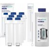 6 x filter pre kávovar Delonghi Primadonna + odvápňovač 500 ml AquaFloow