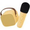 LALARMA - BLUETOOTH KARAOKE SET MIKROFÓN A REPRODUKTOR ŽLTÝ