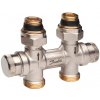 Dvojité radiátorové šróbenie Danfoss RLV-KDV DN 15 priame (013G7870)
