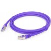 Gembird PP6A-LSZHCU-V-1M patch, S/FTP, Cat. 6A, LSZH, 1m, fialový