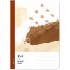 OPTYS Školský zošit 420 bezdrevný čistý, čokoláda