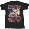 Led Zeppelin Stars N' Stripes USA '77. Black S Tričko