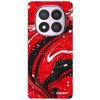Picasee silikónový prehľadný obal pre Xiaomi Redmi Note 14 Pro 4G - Red black