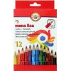 Pastelky KOH-I-NOOR Jumbo 12 ks