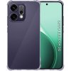 Techsuit - Shockproof Clear Silicone obal pre Oppo Reno14 - dymovo čierny