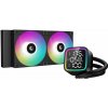 DEEPCOOL vodní chladič LD240 / 2x120 mm PWM ARGB fan / display / černý R-LD240-BKMSN-G-1