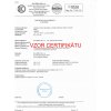 Certifikát o kalibrácii v 6 bodoch 30.3180.IT (kalibračné body uveďte v komentári v košíku) -