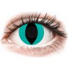 Gelflex CRAZY LENS - Cat Eye Aqua - nedioptrické jednodenné 2 šošovky