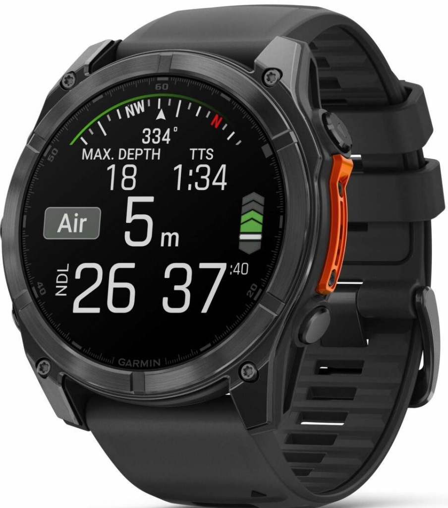 Garmin Fenix 8 AMOLED 51mm Slate Gray Steel/Black 010-02905-00
