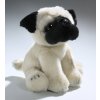 Plyšový mops sedící 23 cm - plyšové hračky