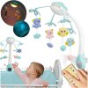 Ricokids RK 813 Kolotoč nad postýlku s projektorem modrý