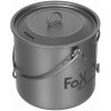 FOX Outdoor hrniec FOX s pokrievkou vysoký 1,1 l TITÁNOVÝ