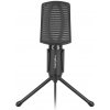 Natec mikrofón ASP, čierny