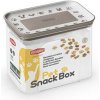 STEFANPLAST Snack Box obdĺžniková vzduchotesná dóza 1,2l biela/svetlosivá