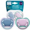 Avent Philips šidítko Ultra air neutral 2ks ružová