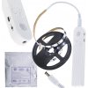 LED pásik so senzorom pohybu, 1 m, studená biela, napájanie USB/AAA