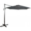 Slnečník Santorini Ø 300cm šedý