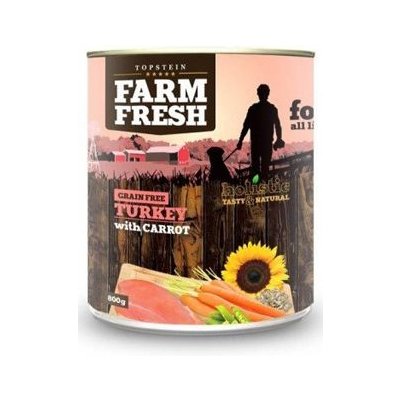 Farm Fresh Dog Turkey with Carrot 0,8 kg