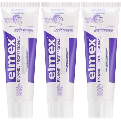 Elmex Opti-namel Seal & Strengthen zubná pasta chrániaci zubnú sklovinu 3x75 ml
