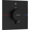 Hansgrohe ShowerSelect Comfort E - Termostat pod omietku pre 1 spotrebič, čierna matná 15571670