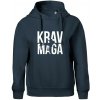 Nápis Krav Maga - Oversized mikina dámská Moon - kratšia + širšia - L ( Tmavomodrá (veľmi tmavá - skoro čierna) )