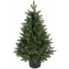 Umelý vianočný stromček Smrek v kvetináči - 100% 3D ihličie 80 cm