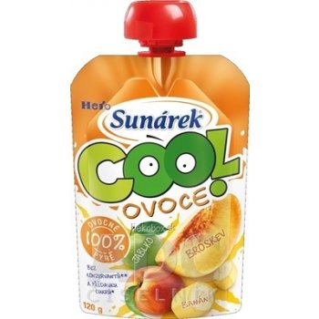 Sunárek Cool ovocie Broskyňa Banán jablko 120 g