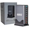 Napájací zdroj SnapVolt 600W GaN3 5xUSB-C 3xUSB-A PD 3.1 QC 5.0 PPS Apple