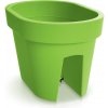 Prosperplast Kvetináč na zábradlie LOFLY RAILING 39,6 cm - farba: limetková