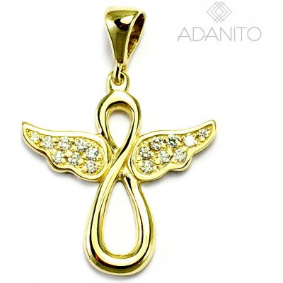 Adanito ZSF954 Zlatý briliantový prívesok anjel