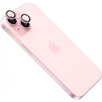 FIXED Camera Glass na Apple iPhone 15/15 Plus ružové FIXGC2-1200-PI
