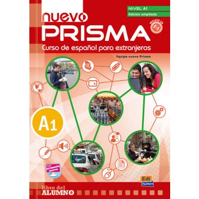 Nuevo Prisma A1 Libro del alumno Ed. ampliada 12 unidades