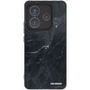 Picasee silikónový čierny obal pre Xiaomi Redmi Note 14 5G - Black marble
