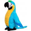Plyšový papagáj ara modrý 27 cm
