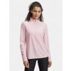 Dámske tričko Under Armour Tech Rib 1/2 Zip Ružová XS