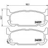 BREMBO Sada brzdových platničiek P49 031