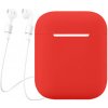 LANKILIN silikónový obal s držiakom proti strate slúchadiel pre AirPods 1 / 2 – červený - možnosť vrátiť tovar ZADARMO do 30tich dní