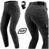 Dámske motocyklové džínsy OZONE JANE LADY JOGGER FIT BLACK čierne DARČEKY
