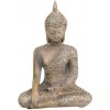 Chic Antique Béžová antik dekorácia sediaca Budha - 10*5*13 cm - Chic Antique