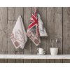 INSPIO Uterák Kuchynské utierky - s London City 50x70 biela, krémová