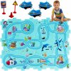 Vzdelávacie stavebné puzzle Dráha Cestná podložka Autíčka Dráha na skladanie 25 ks