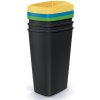 Odpadkový kôš Keden Compacta Q SET, 3x45L