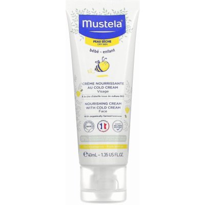 Mustela Bébé Nourishing Cream With Cold Cream telový krém pre deti 40 ml