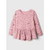 GAP Baby peplum top Růžová - 2YRS