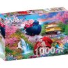 Puzzle Gejša v zahradě 1000 dílků
